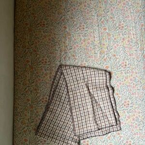 Vintage Pure Wool Plaid Scarf